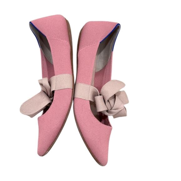 Rothy's The Mary Jane Rosebud Flats Shoes - Picture 6 of 9